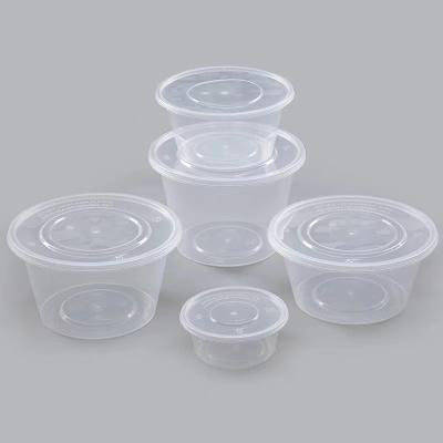 China Disposable PP Plastic Food Bowl Strainer Food Salad Sugar Packaging for sale