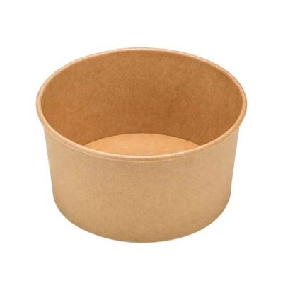 China Good quality 1100ml durable bowl of food grade salad bowl food packaging/wrapping paper newer waterproof/oil-proof design for sale