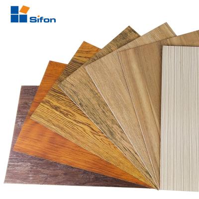 China Auland ACP Wood Wall Panel 2mm 3mm 4mm Interior Wall Cover Cladding for sale