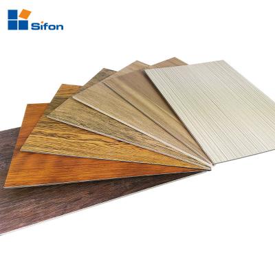 China AULAND Quality Assurance ACP 2mm ACP Modern Decorative Matte Wood Wall Panel for sale