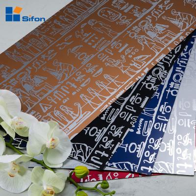 China AULAND Standard Size 2mm 3mm ACP Modern Fireproof 4mm Decorative Sheet Aluminum Plastic Panel for sale