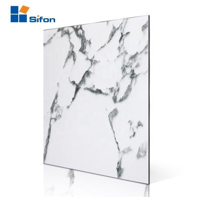 China High Quality Stone Texture Auland Sheet Interior Wall Cover Cladding Aluminum Composite ACP Panel Factory for sale