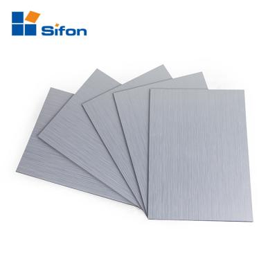 China Auland ACM Contemporary Material Class Fireproof Brushed Aluminum Composite Panel for sale