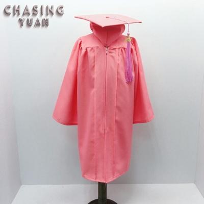 China Traditional Sleeve Kindergarten Graduation Hats And Gowns For Kid for sale