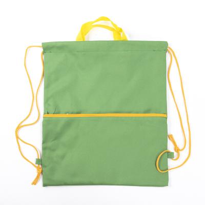 China Wholesale Portable Drawstring Backpack Leisure Oxford Pack Reusable Foldable Pocket Drawstring Backpack for sale