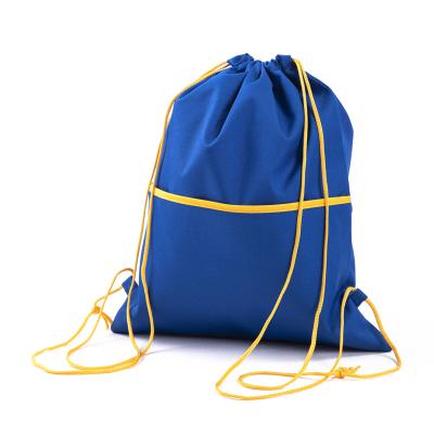 China Waterproof Double-Layer Supply Waterproof Double-Layer Drawstring Backpack Training Course Package Pocket Sports Basketball Bag for sale