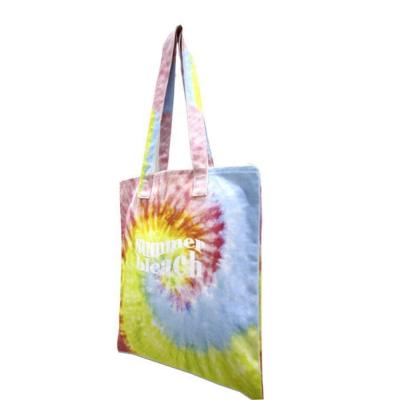 China Change Gradient Tote Canvas Bag Shopping Bag Wholesale Printed Logo Advertising Gift Cotton Tote Bag for sale