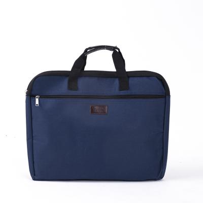 China Portable Oxford Cloth Document Bag A4 Zipper Briefcase Men And Women Business Office Computer Bag Document Bag for sale