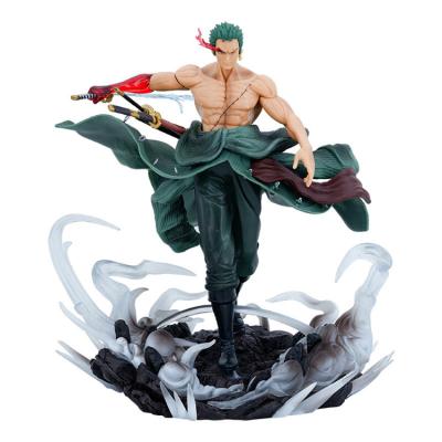 China Cartoon Toy Action Figures Roronoa Zoro Series GK One pieces action figure Kenbunshoku Haki anime collectible decorations Replaceable double for sale