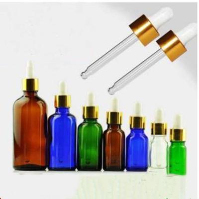 China Personal Care 5-100ml Amber Glass Essential Oil Bottle Clear Dropper Bottle Cosmetic Packaging Bottle for sale