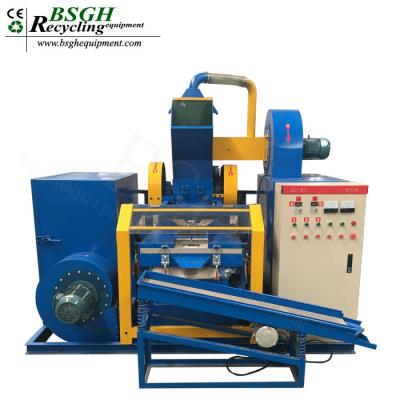 China BS-400C Low Price Automatic Scrap Cable Separator Machine Copper Granulator 100~150Kg/Hour for sale