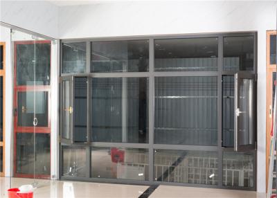 China Ventana de cristal plegable del marco de aluminio, aluminio anti Windows de desplazamiento del moho en venta