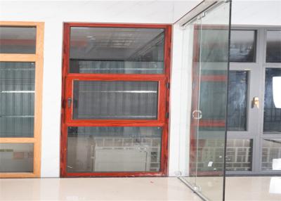 Cina Windows interno ed esterno della finestra di vetro del rivestimento della polvere di rosso di alluminio del sito in vendita