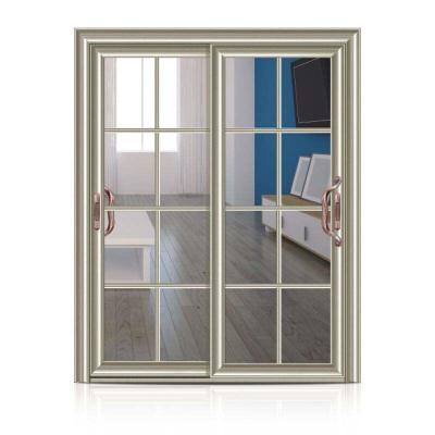 China Heat Insulation Aluminium Frame Glass Door Waterproof For House / Villa for sale