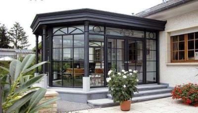 China Custom Winter Garden Aluminium Sunroom Outdoor Glass House Modern Design for sale