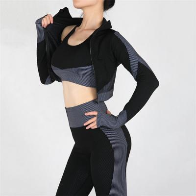 China ACTIVE STRETCH New Design Gym Sports Suits Female Two Piece Sportwear Workout Clothes Sets Fitness Women Yoga Cloths Set for sale