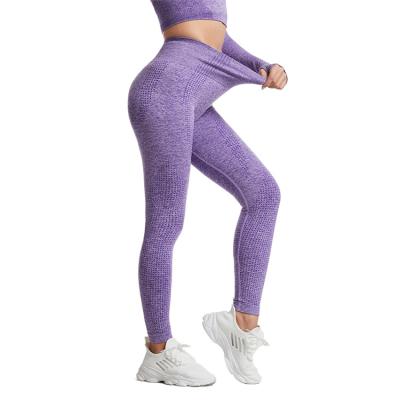 China Slim elastic price form yoga pants crac! crack! anti-static cheap ladies high waist sexy one piece butt for sale