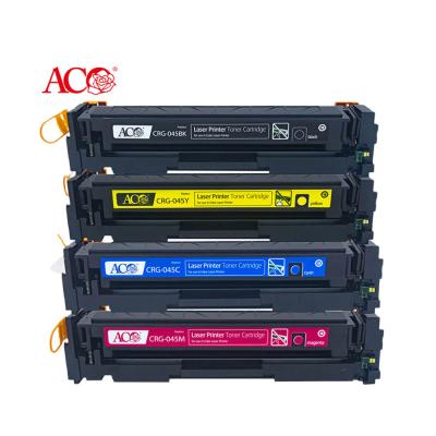 China Wholesale Compatible ACO Supplier Color BK CMY CRG 045 CRG045 CRG-045 Toner Cartridge Compatible For Canon for sale