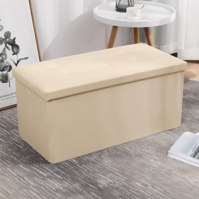 China 6 Buttons Hot Viable Detachable Multifunctional Leather Rectangle Household Taburete Household Ottoman Wooden Stool for sale