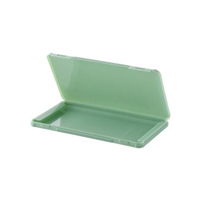 China Durable Portable Dustproof Temporary Mask Clip Storage Box Large Plastic Mask Storage Box for sale