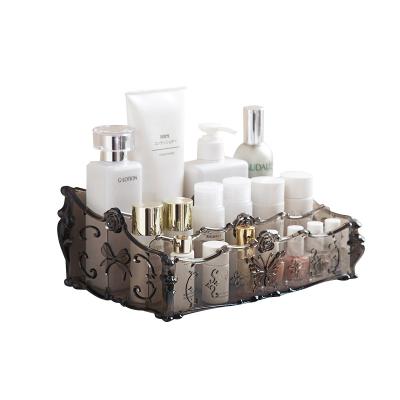 China Viable Hot Selling Morden Delicate Storage Makeup Organizers For Home PC Cosmetic Storage Box for sale