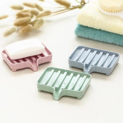 China 2020 Viable Best Selling Bathroom Plastic Soap Box Holder Waterproof Soap Dish And Drain Soap Tray for sale