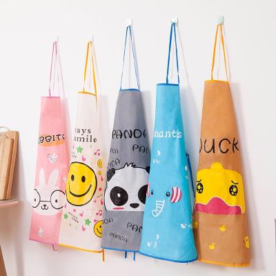 China Factory Direct Custom Shoulder Strap Korean Daily Kitchen Cleaning Apron Male And Female Apron for sale