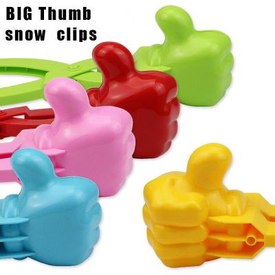 China New Design Big Thumb Shape Snow Marker Fashion Snowball Maker Set Funny Toy Winter Funny Model Outdoor Toy for sale