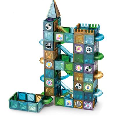 China 100pcs 3D Building Toy 3D Education Building Tiles Building Now Creative Magnet Toys For Kids for sale