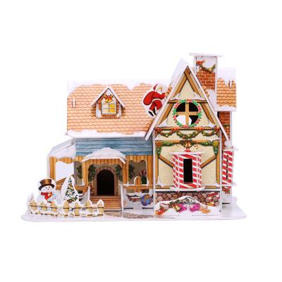 China 41095 Year Funny Fashion Color Christmas Room Game 3d Nordic Puzzles Toys Best Creative Educational Christmas Gift For Kids for sale