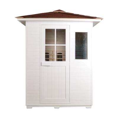 China Newest Computer Control Panel 2022 Outdoor Use Traditional Infrared Sauna Room for sale