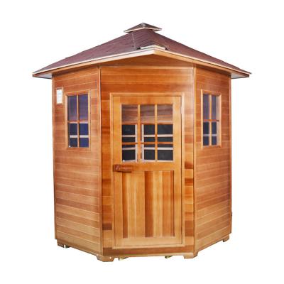 China Computer Control Panel New Style Hot Sales Outdoor Far Infrared Cedar Sauna Home Room for sale