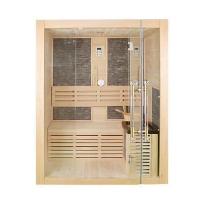 China Computer Control Panel Steam Sauna Room Hot Selling Indoor Sauna Wet Room for sale