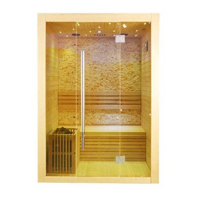 China With Transom Windows Indoor Sauna Room Steam Sauna Wet Room For 2 Person for sale