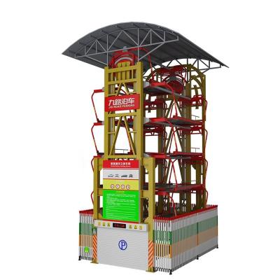 China 10 sedans parking carousel rotating car parking system Sedans only; L*W*H=5300*2000*1550 for sale