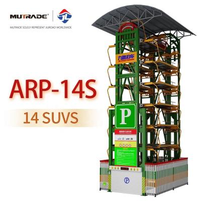 China Automated 14 SUVs car display tower parking system rotary parking lift SUV Allowed; L*W*H=5300*2100*2000 for sale