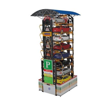 China jiuroad car display tower 16 cars carousel parking system Sedans only; L*W*H=5300*2000*1550 for sale