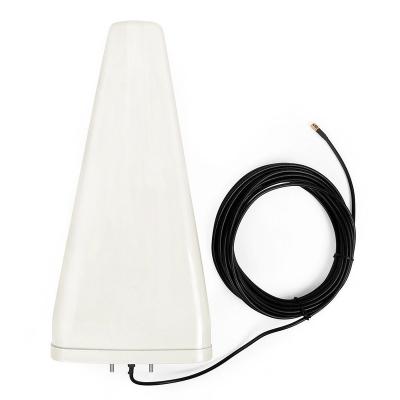 China Multiband Aluminum Alloy LPDA 698-3800MHz 5G High Gain Antenna With 10m Low Loss RG58 Cable Included for sale