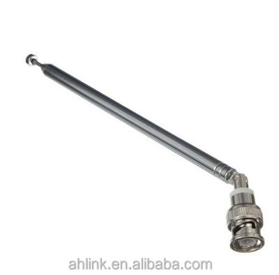 China Stainless steel new arrival cheap portable telescopic antenna BNC connector am/fm radio for sale