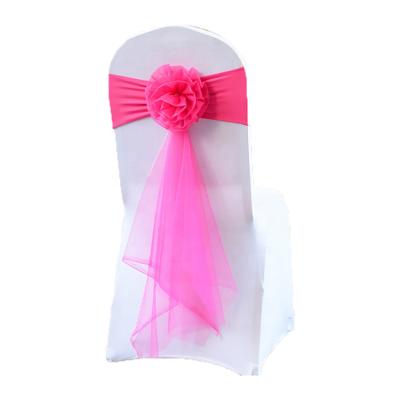 China Spandex Chair Sash Decoration Convertible Chair Sashes Wedding Decorative Pageant for sale