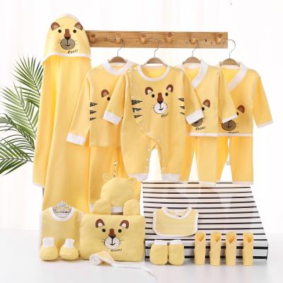 China Cotton Velet Newborn Gift Box Made in Pure Cotton Baby Clothes Suit Seasons Newborn Baby Full Moon Gift Items for sale