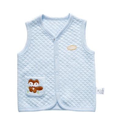 China Newborn Spring and Autumn Vest Baby Thickened Cartoon Comfort Vest for sale