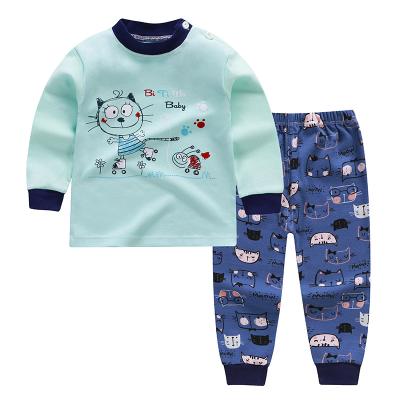 China Antibacterial Baby Clothes Infant Outfits Set 2 Pieces With Long Sleeved Tops + Pants for sale