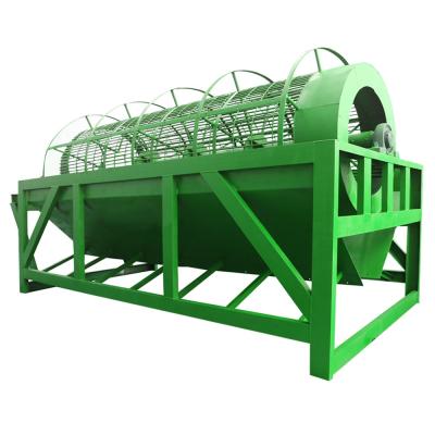 China Building material stores guaranteed quality rotary drum screen trommel separator single screen of head drums for sale