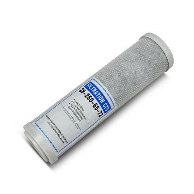 China Commercial Professional Supply CTO Carbon Block Water Alkaline Filter Cartridge for sale