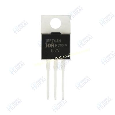 China IRFZ44N TO-220 MOSFET transistor IRFZ44NPBF standard original new in 55V 49A N-CH current MOSFET IRFZ44N for sale