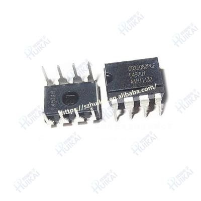 China New standard original IC chip electronic components chip GD25Q80 IC GD25Q80PCP with great price for sale