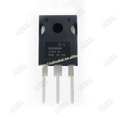 China Triode stw45nm60 transistor W45NM60 45NM60 N-channel TO-247 650V 45A transistor original hot selling MOSFET transistor STW45NM60 new for sale