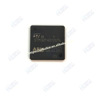 China New LQFP144 STM32F407 STM32F407ZGT6 series 32bit 1MB 192kB RAM standard flash ARM based microcontroller stm32f407zgt6 IC MCU STM32 for sale