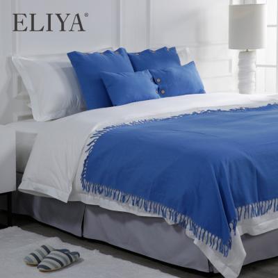 Κίνα Queen Luxury Hotel Bed Runner And Cushion Folded Standard Size For Linen Decoration προς πώληση